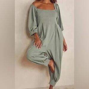 Free People Lotta Love Romper | Sage Green